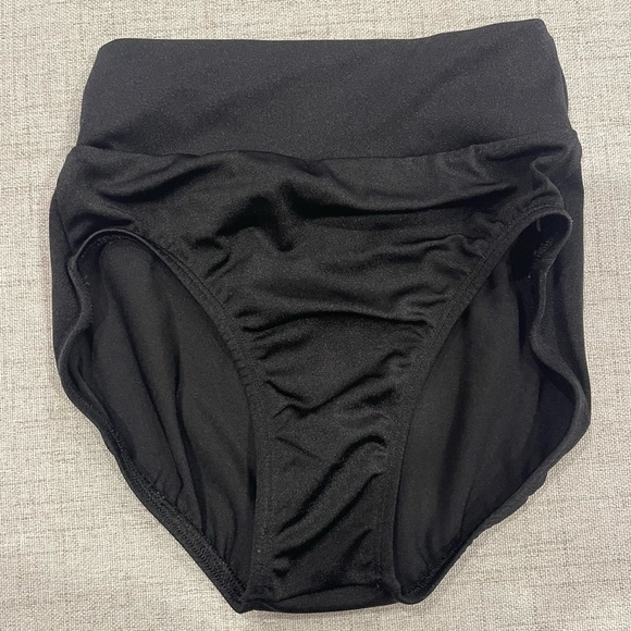 CAPEZIO & BODY WRAPPERS 2-piece dance comp convention. Black & hot pink. Large - Picture 3 of 6